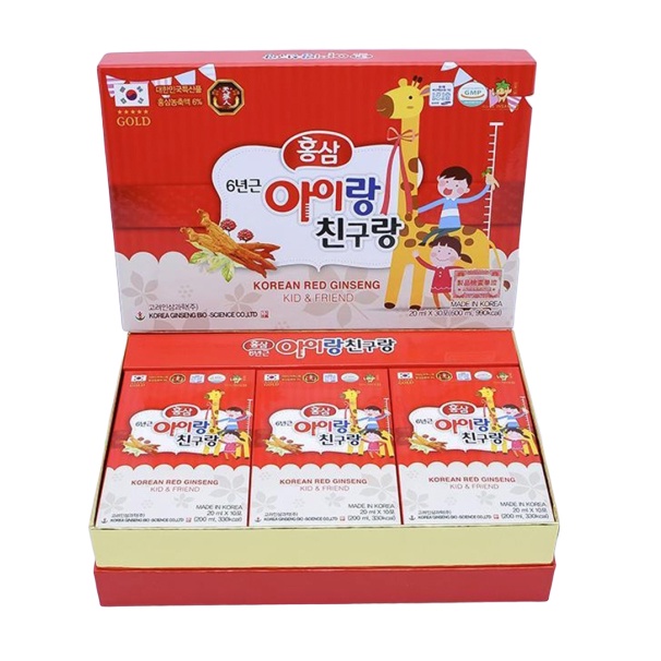 Nước Hồng Sâm Baby BIO Hàn Quốc Hộp 30 Gói