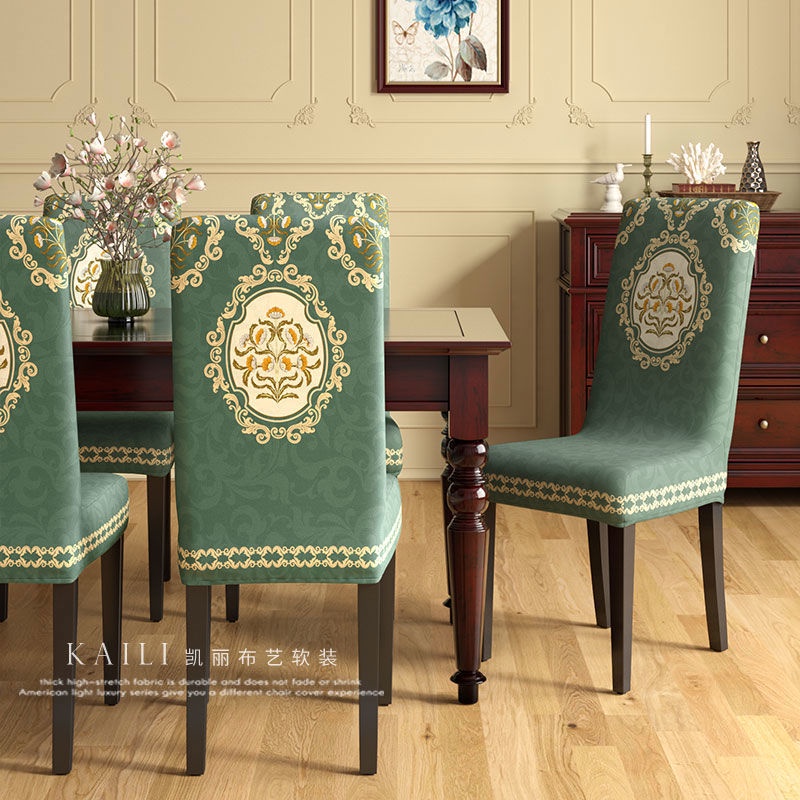 Thun Mỹ Bọc Ghế Cao Cấp Bọc Ghế ăn Gia đình Bốn Mùa Phổ Thông áo Ghế Bọc Ghế Khách Sạn