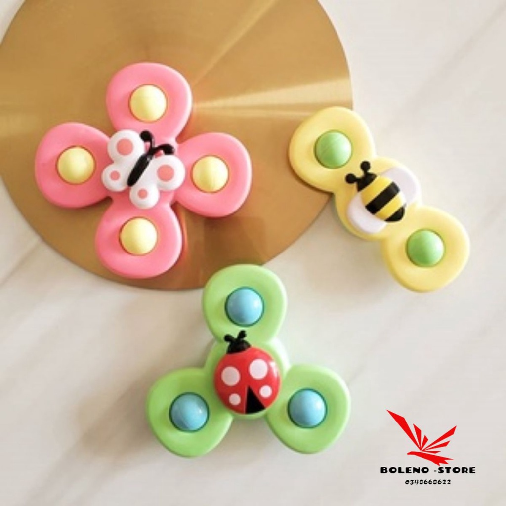 Chong Chóng Quay Spinner Dính Tường Cho Bé Đồ chơi Con Quay Spinner Bằng Nhựa ABS An Toàn Vệ Sinh