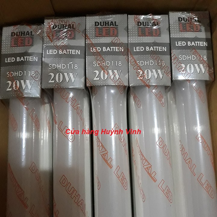 Bộ Máng Đèn Led Nhựa Nano 0M6 Batten T8 DUHAL