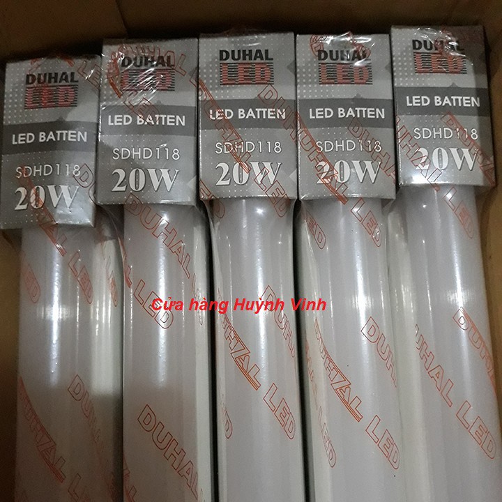 [GIÁ HUỶ DIỆT] Bộ Máng Đèn Led Nhựa Nano 0M6 Batten T8 DUHAL (KDHD310)