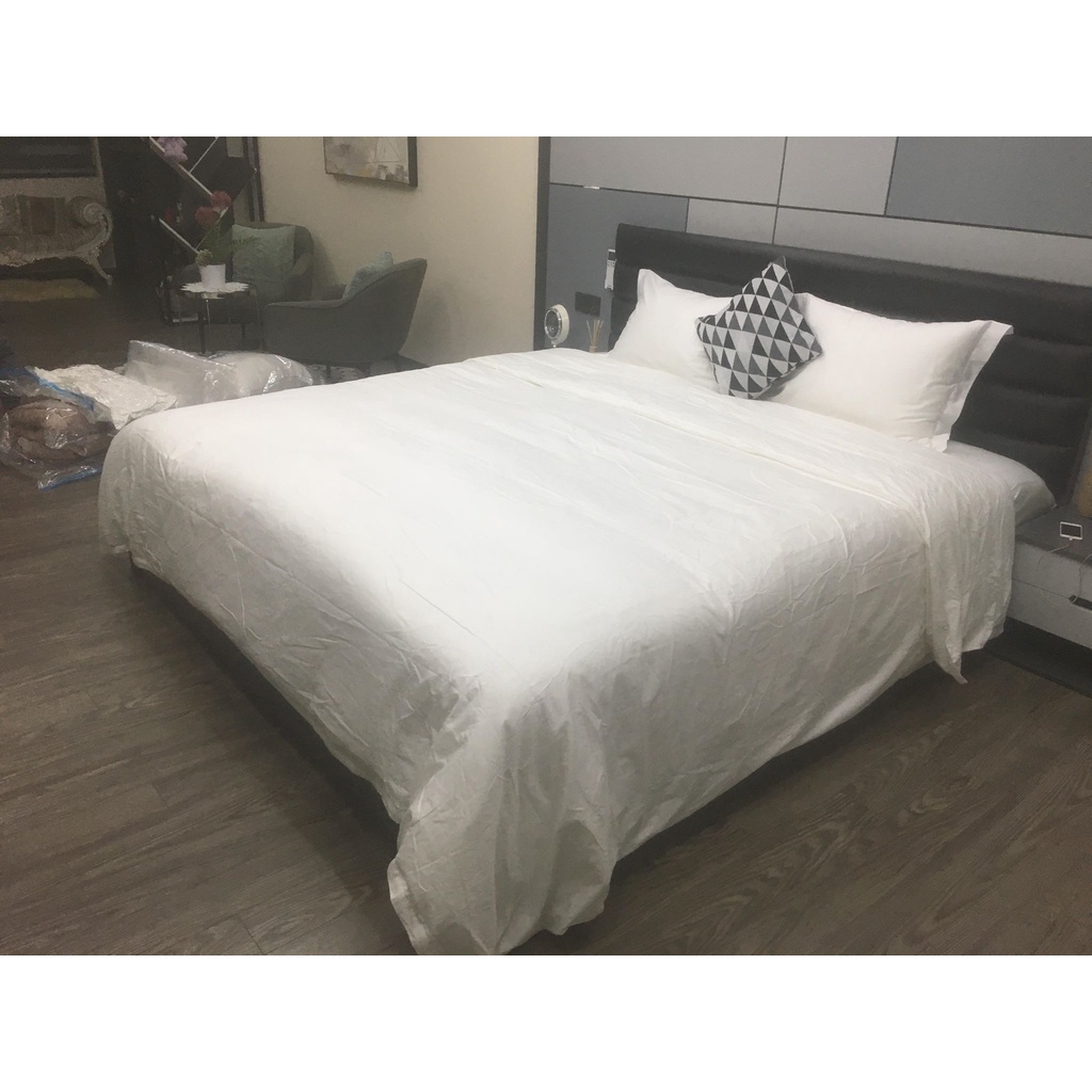 Ga Chun Khách Sạn 5 Sao DADA - 100% Cotton T360/ Lụa Satin Mềm Mịn Thoáng Mát - May Theo Độ Dày Đệm