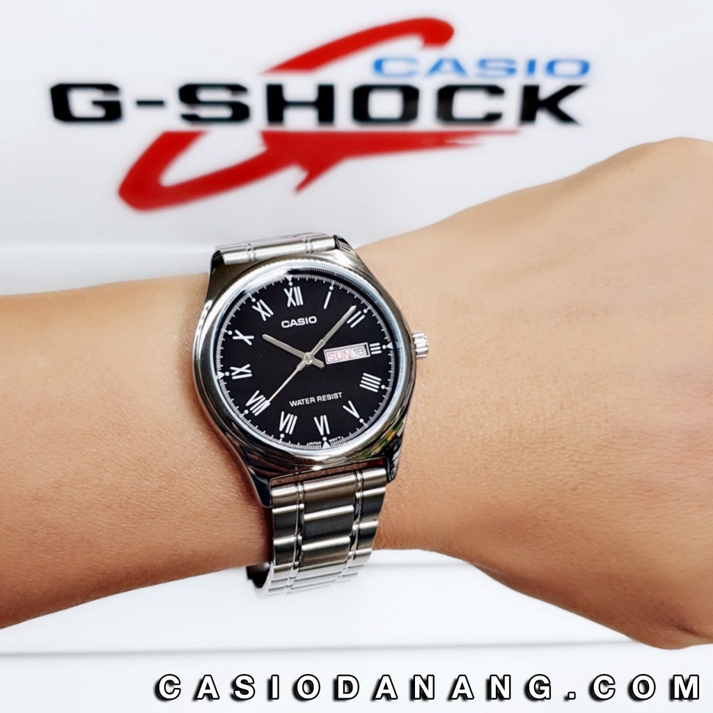 Đồng hồ nam dây kim loại Casio chính hãng Anh Khuê MTP-V006D-1BUDF (38mm)