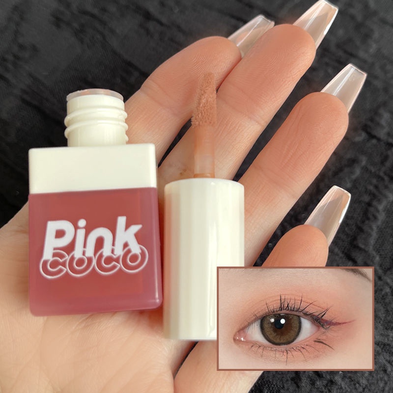 Phấn Mắt Dạng Lỏng Màu Hồng Xinh Xắn Lâu Trôi Chống Thấm Nước Pinkco