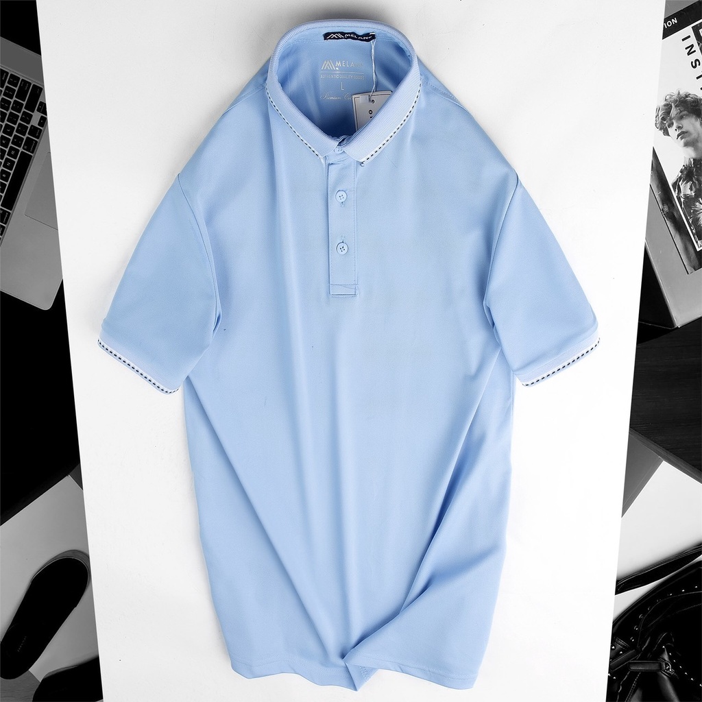 XÃ KHO GIÁ RẺ Áo thun nam trung niên cho người lớn tuổi vải cotton cao cấp ngắn tay sang trọng MELAN