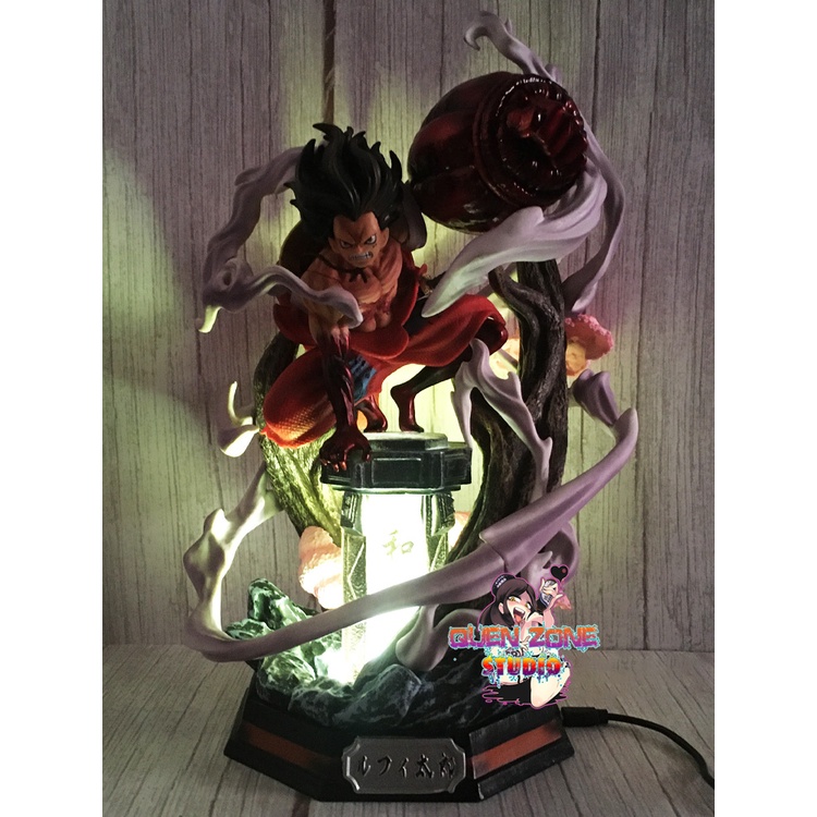 Mô hình luffy snakeman gear 4 đại chiến wano phiên bản mini