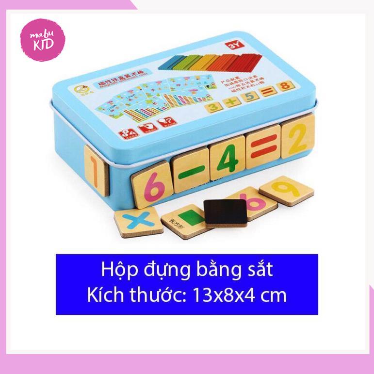 [HÀNG CAO CẤP] Đồ chơi giáo dục - Bộ Que Tính + Số ,Học Toán An Toàn Cho Trẻ Em Làm Quen Toán Học