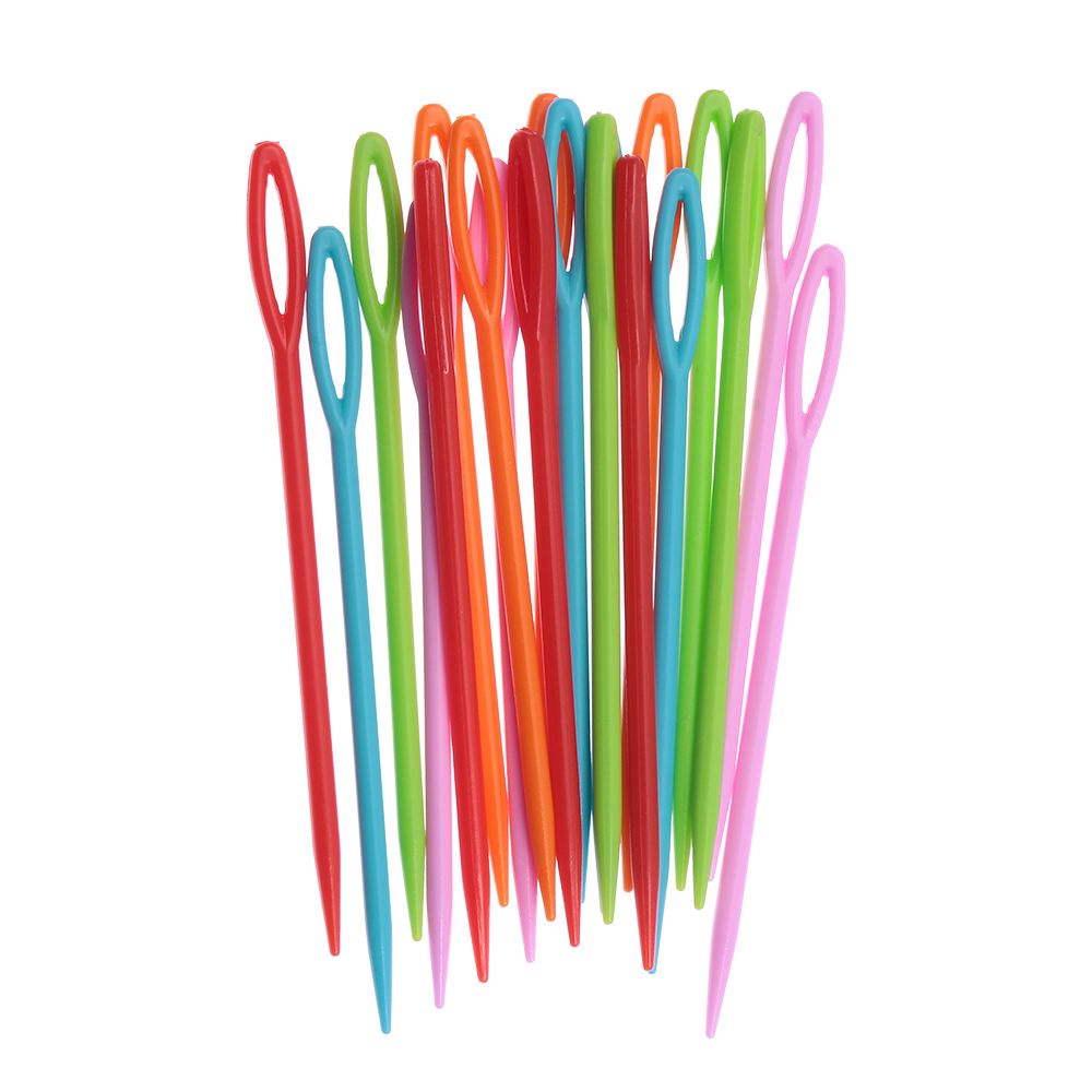 Bộ 20/ 50 kim may mắt lớn bằng nhựa tiện dụng