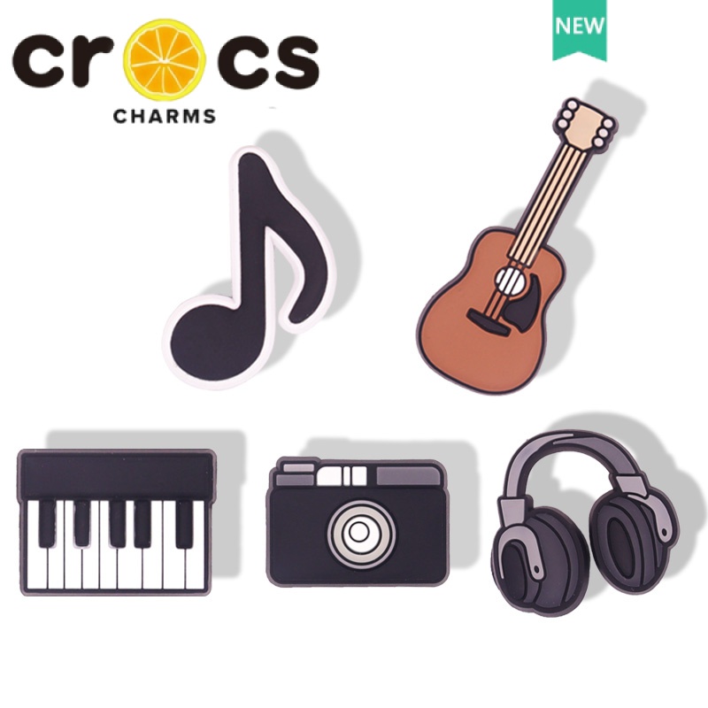 Phụ Kiện Trang Trí Giày crocs jibbitz Hình Đàn Piano Hoa Thời Trang DIY