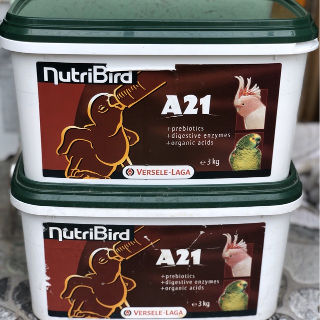 [Hoả tốc] Bột NutriBird A21 giàu dinh dưỡng cho vẹt non - XUẤT XỨ: BỈ_date 3/2023.