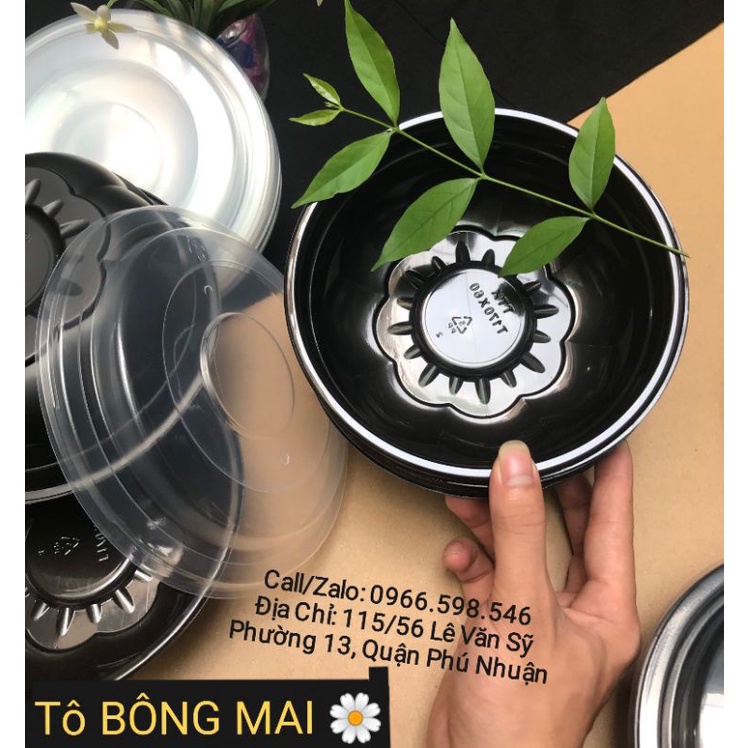 Tô nhựa 700ml / 1000ml / tô Bông Mai hiệu TTK | thiết kế trang nhã, sang trọng