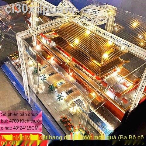 [HOT]Tòa nhà hạt nhỏ ở Quảng trường Thiên An Môn tương thích với Xếp hình Lego Kiểu Trung Quốc có độ khó cao lắp ráp và