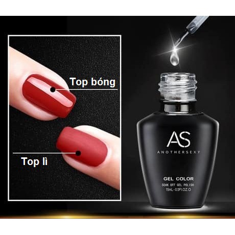 Top coat gel AS - nước bóng