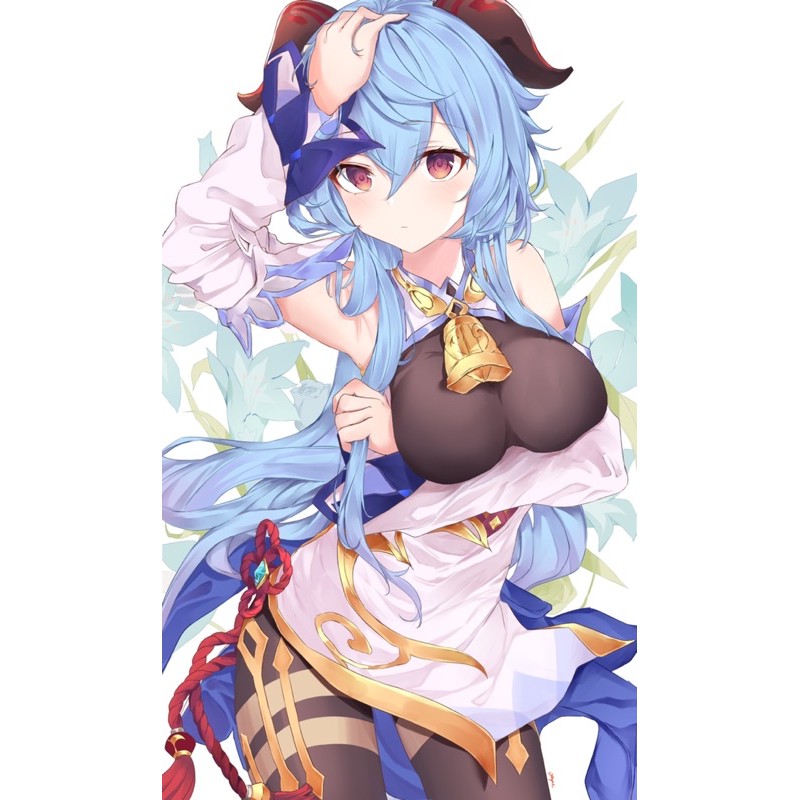 3-5 poster a4 ganyu genshin impact/ tranh ảnh ganyu genshin impact