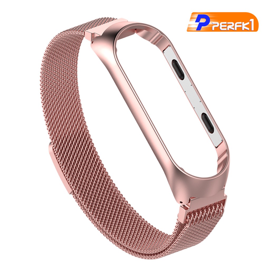 Dây Đeo Thay Thế Cho Đồng Hồ Thông Minh Xiaomi Band 3 4 Bằng Kim Loại