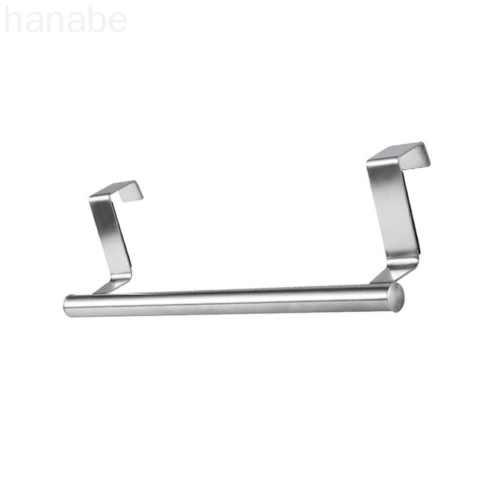 Giá đỡ treo khăn gắn cửa tủ bằng thép không gỉ tiện dụng cho nhà tắm / nhà bếp
