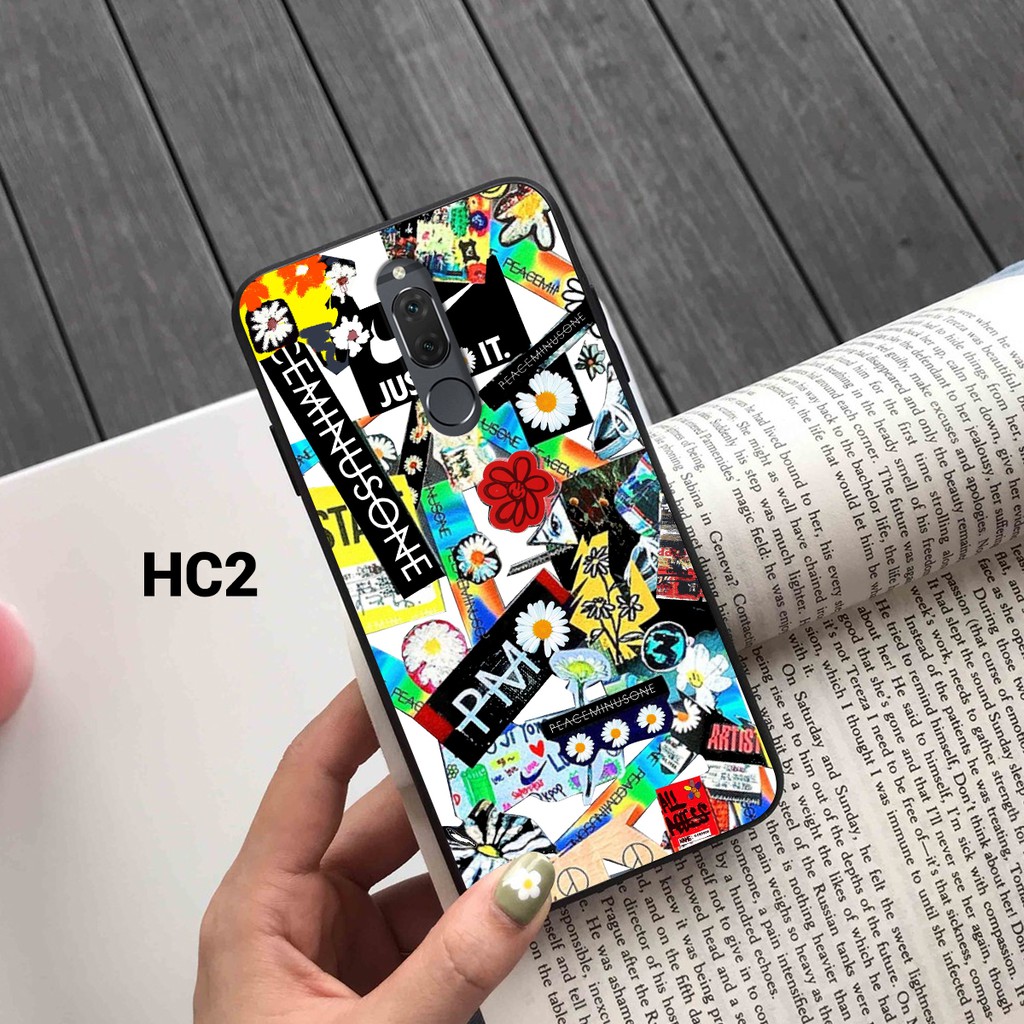 Ốp lưng Huawei Nova 2i in hình hoa cúc G-Dragon x peaceminusonee siêu hot