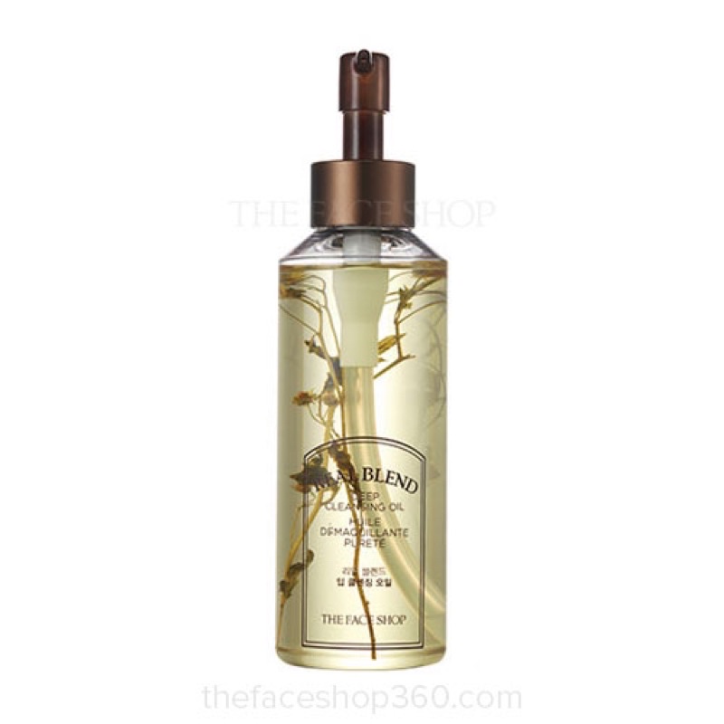 Tinh dầu tẩy trang sạch sâu dưỡng ẩm Real Blend Cleansing Oil The Face Shop (225ml)
