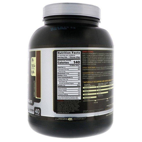 Tăng cơ ON Platinum Hydrowhey 3.5lb