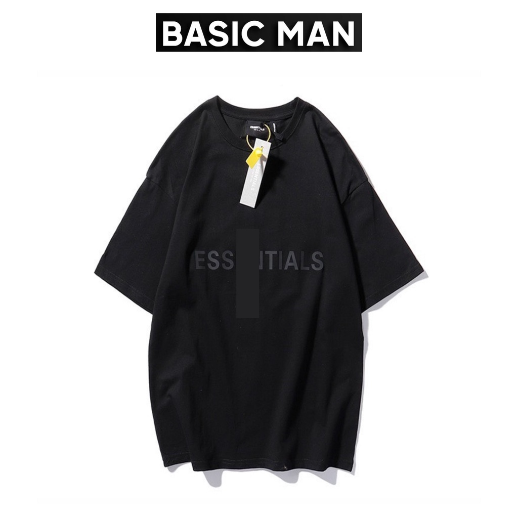 Áo thun nam BASIC MAN logo chữ nổi