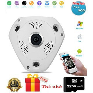 Camera wifi Ốp Trần Yoosee 360 độ MS-3D130 quay toàn cảnh góc rộng (BẢO HÀNH 12 THÁNG)