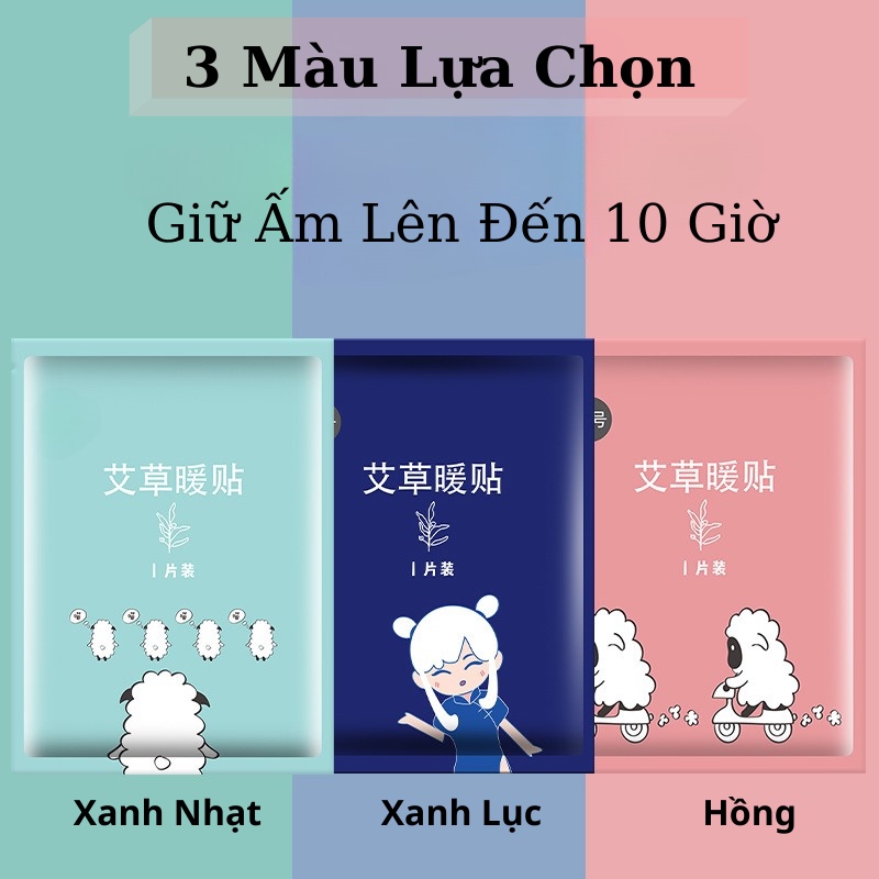 Miếng Dán Giữ Nhiệt Sưởi Ấm Cơ Thể Giúp Xoa Dịu Cơn Đau Bụng Ngày Đèn Đỏ Mã UBAVN034