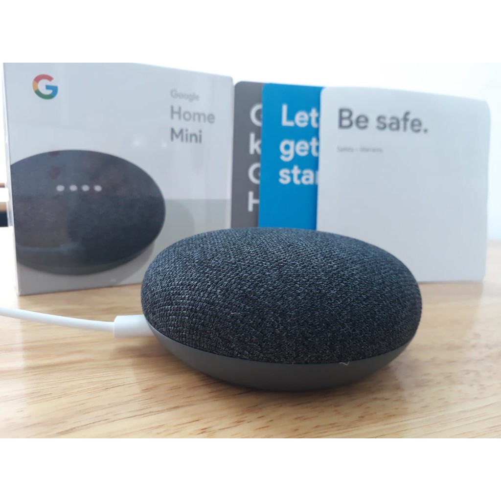 Hàng nhập khẩu, Nguyên seal 100% - Loa Google Home Mini -Loa thông minh tích hợp trợ lý ảo - Bảo hành 6 tháng