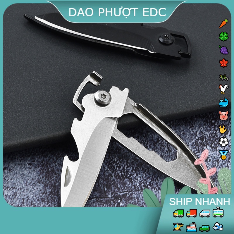 Dao Nhỏ Xúi Treo Móc Khóa - Đa Năng - Thép & Nhôm Không Gỉ