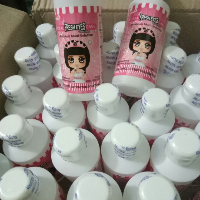 10 lọ nước ngâm lens