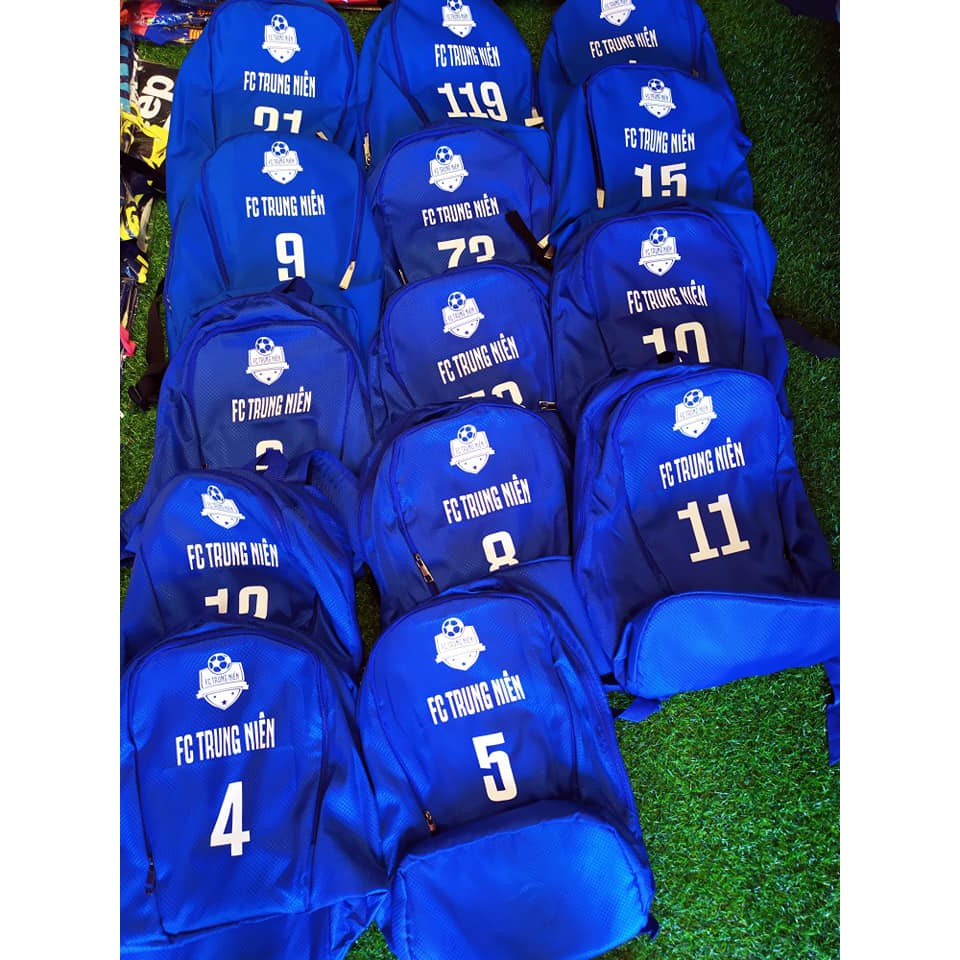 Balo Thể Thao In Ấn TÊN + SỐ + LOGO Theo Yêu cầu, Miễn Phí In Ấn