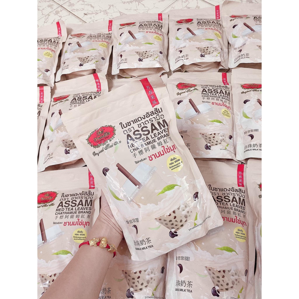Trà Assam Red Tea Leaves Chatramue Brand Trà Đỏ ChaTraMue Assam Trà Đỏ Lá Trà Sữa Trân Châu 250g