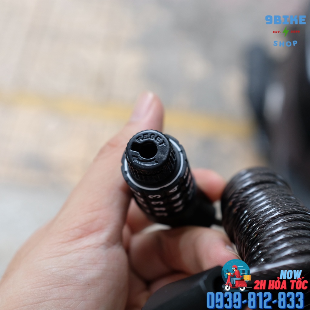 Khóa mini 4 số lõi thép chống cắt,khóa xe đạp,khóa nón bảo hiểm Jinjang
