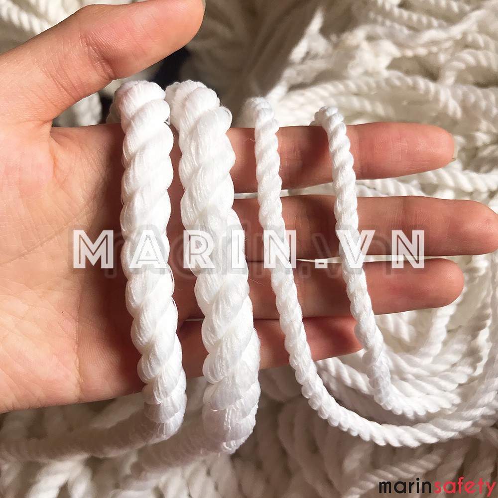 Lưới an toàn dù trắng mắt lưới 10x10 khổ 2x20m