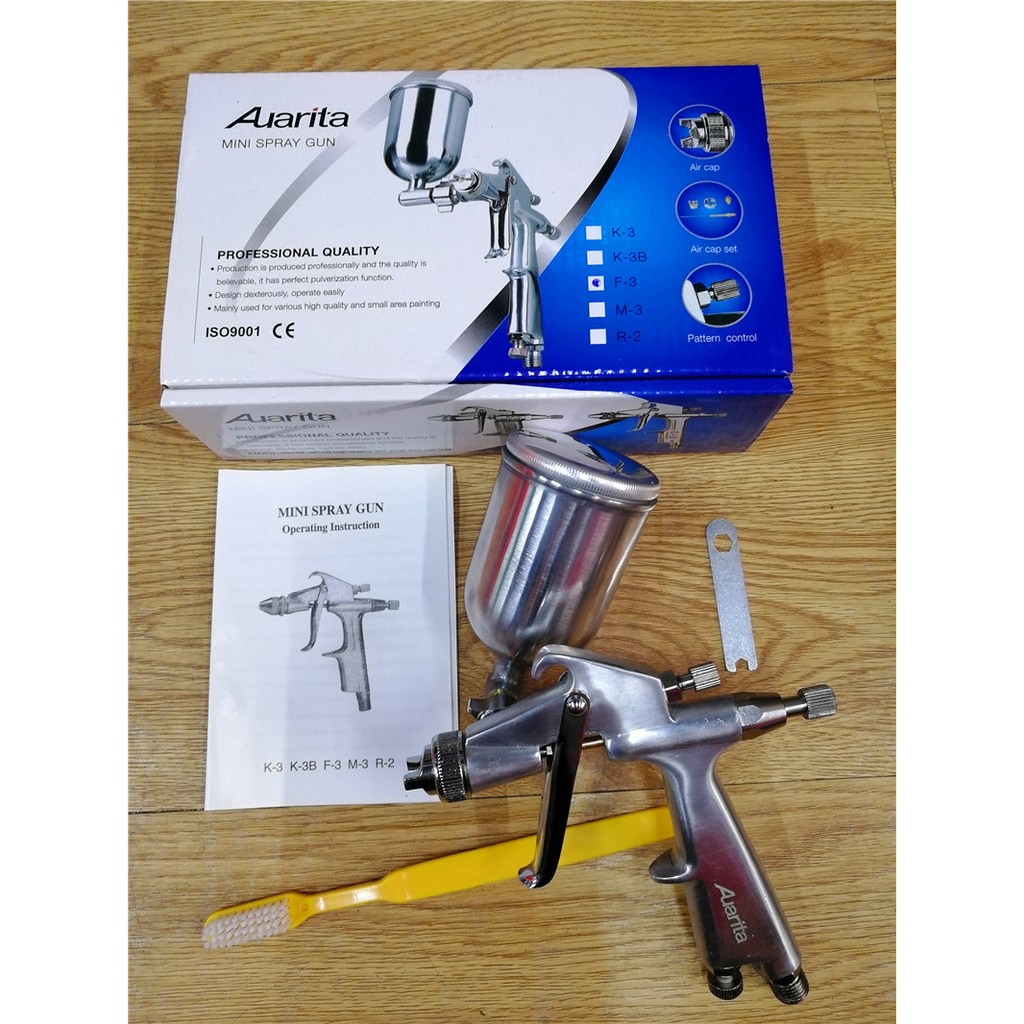 Auarita f-3 lvlp Vòi Phun Sơn Xe Hơi 1.0mm 125cc