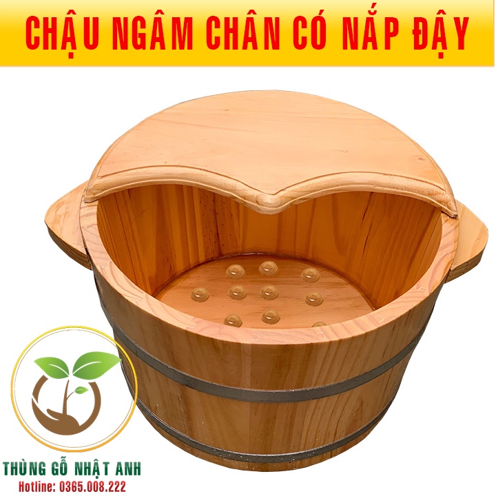 Chậu Gỗ Ngâm Chân