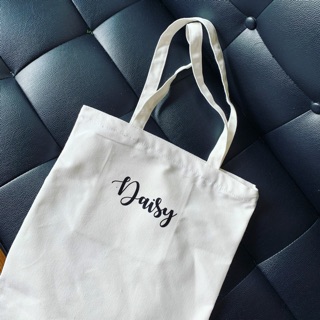 Túi Canvas tote in tên