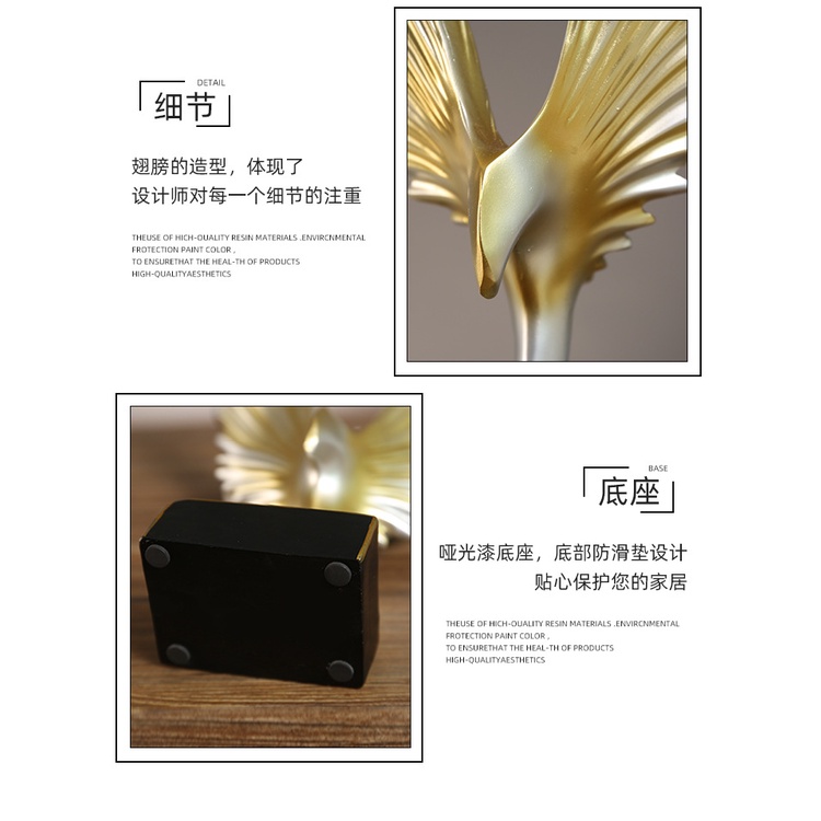 Mô Hình Chim Đại Bàng Cánh Thiên Thần Trang Trí Tủ Rượu TV