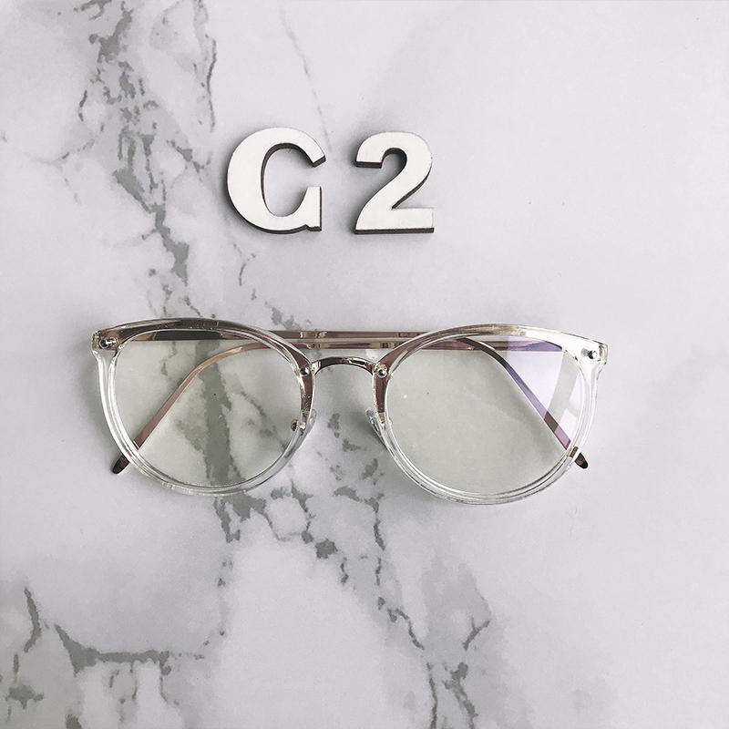 Mắt kính gọng nhựa chống tia sáng xanh phong cách Hàn Quốc cho nữ