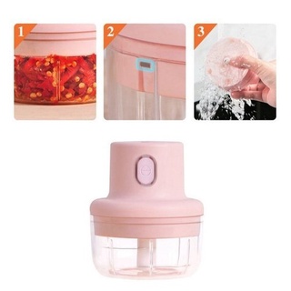 Máy Xay Tỏi Ớt Đa Năng Thể Tích - Máy Xay Mini Cầm Tay Có Cổng Sạc Usb [Hàng loại 1]
