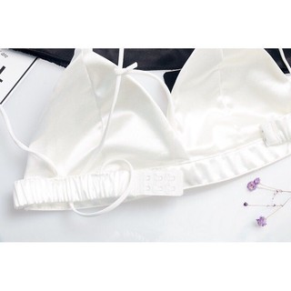 Áo bra satin chữ Y