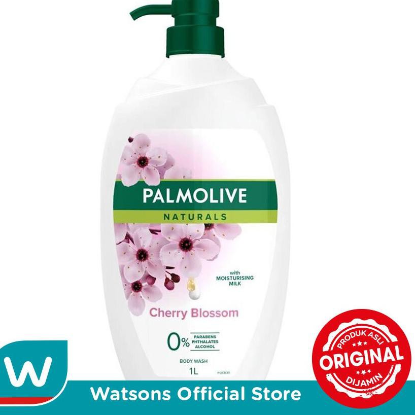 Bơm sữa và hoa anh đào tự nhiên PALMOLIVE 1L