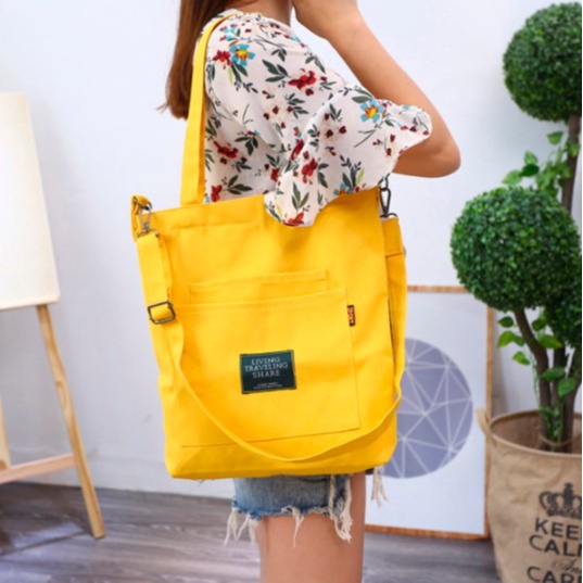 Túi Tote living vải siêu dày loại 1( kèm ảnh thật)