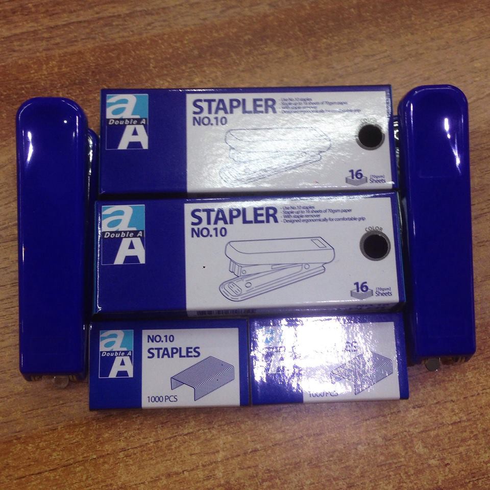 Máy dập ghim Double A nhiều màu