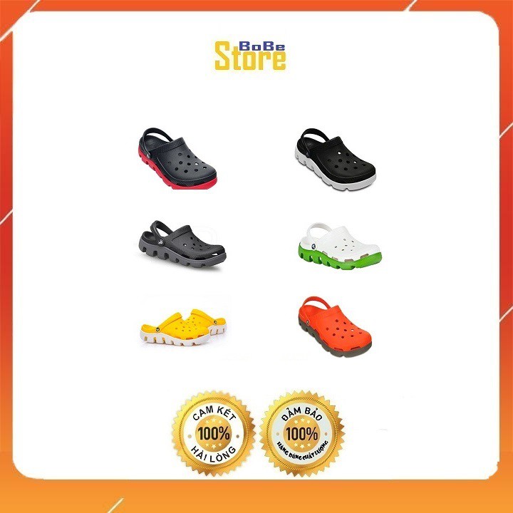 Dép Sục Duete Clog Model Mới Siêu Đẹp, Êm, Bền, Nhẹ Cho Nam Và Nữ Nhiều Màu