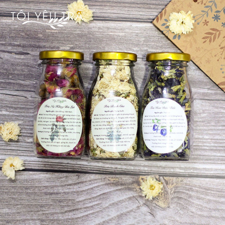 Combo 3 Hũ Mini Trà Thảo Mộc Tiết Kiệm