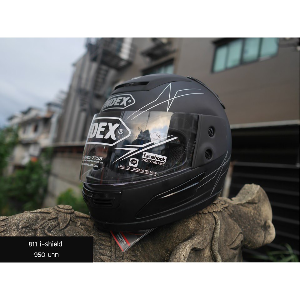 Mũ bảo hiểm Fullface INDEX 811 MADE IN THAILAND - 2 KÍNH CHÍNH HÃNG