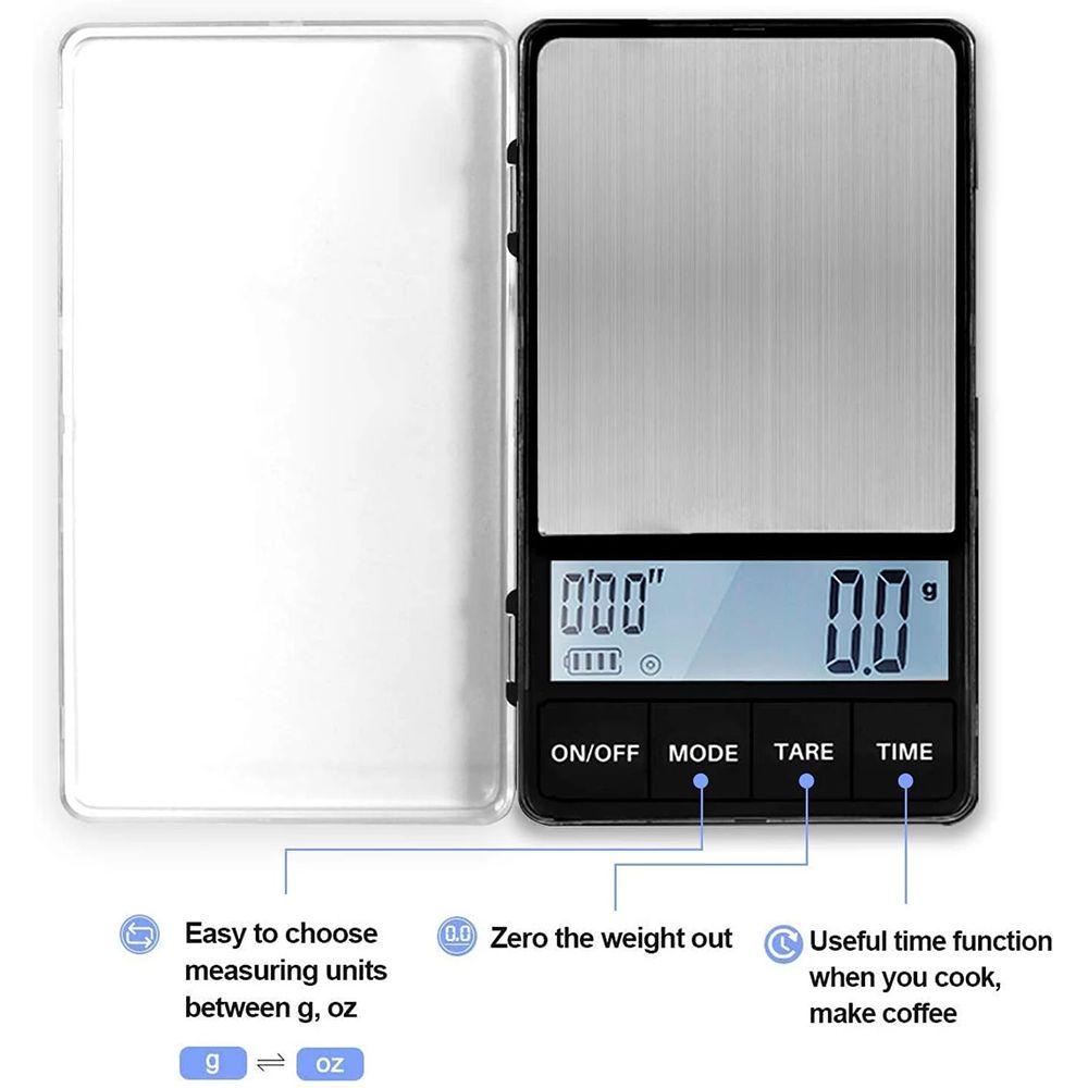 Cân Cà Phê Thông Minh Với Màn Hình LCD Hẹn Giờ