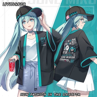 Áo Thun Tay Ngắn In Hình Hatsune Miku Cho Nữ (11 Tháng) Sau18 Ngày)
