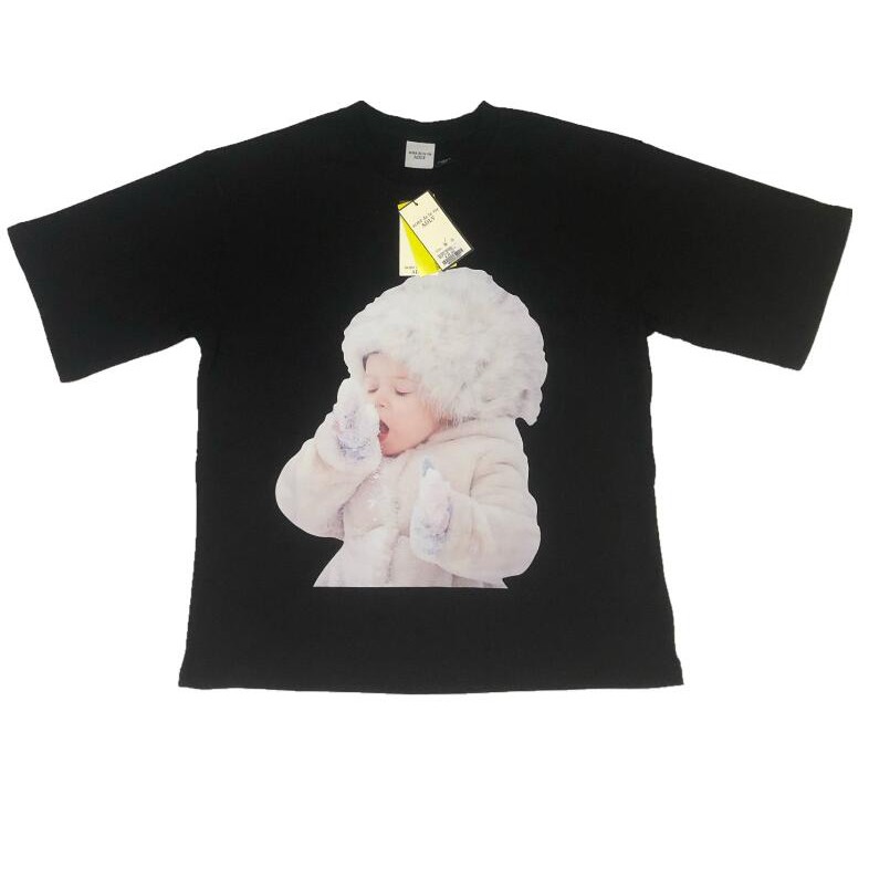 Áo thun cotton ngắn tay họa tiết in ấn dành cho nam nữ