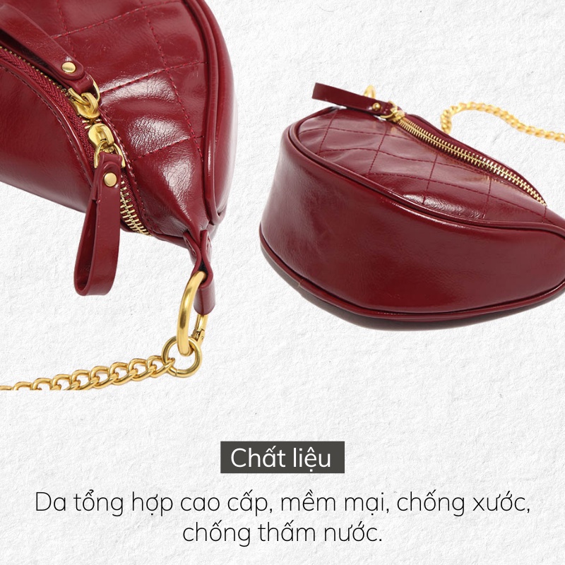 Túi bao tử nữ Micocah chính hãng cá tính Hàn Quốc mini đựng điện thoại ví tiền đi chơi đeo chéo Tina Shop EL003